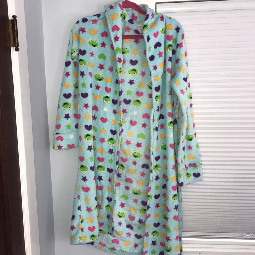 Girls Frog Robe XL